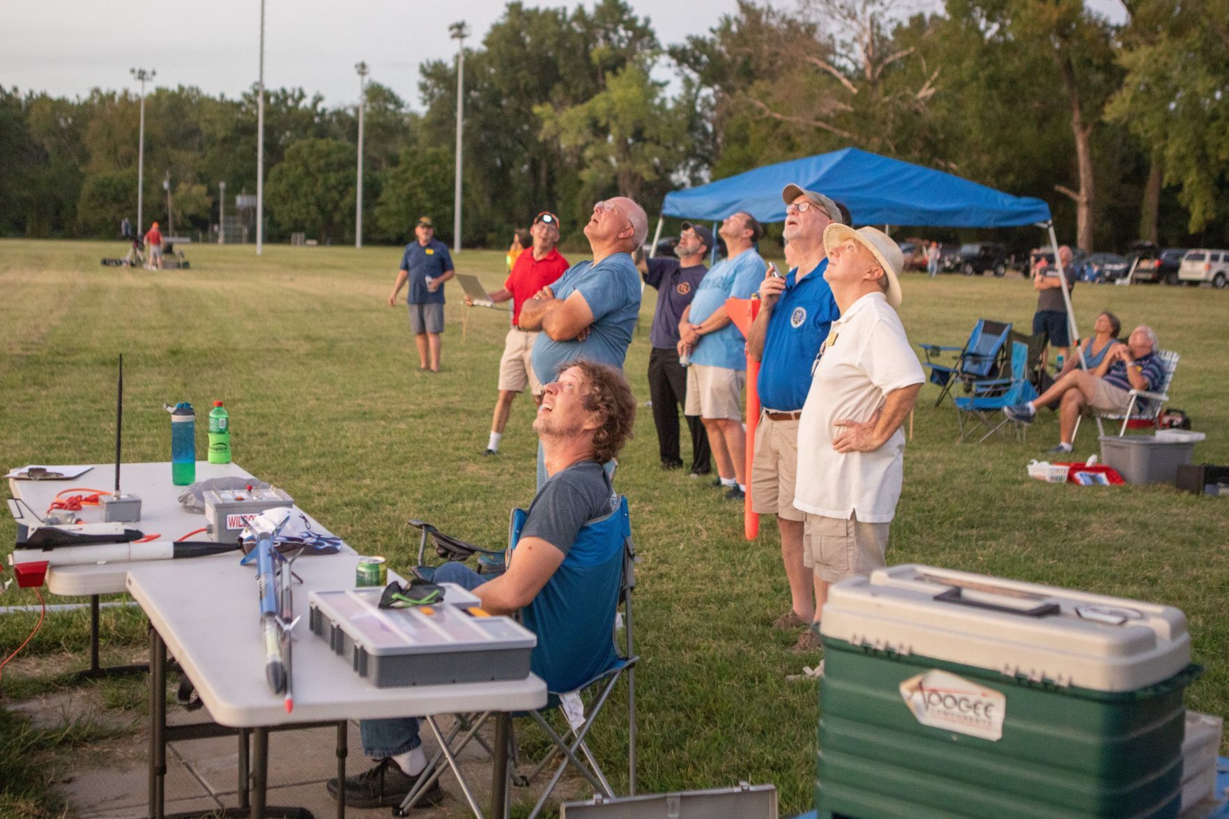 St. Louis Rocketry Association first night launch